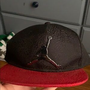 Jordan Black/red SnapBack hat